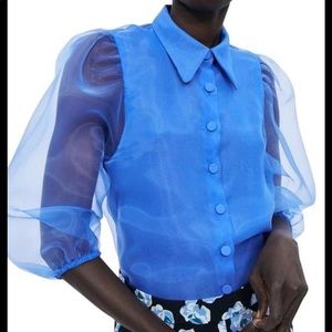 Organza blouse by Zara